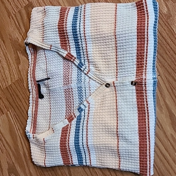 Urban Outfitters Out From Under Jojo Oversized Thermal Button-Front Top Size Med - Picture 13 of 14